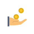 Icon für Gehalt in Brutto / Tag